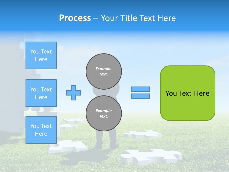 Natural White Green PowerPoint Template