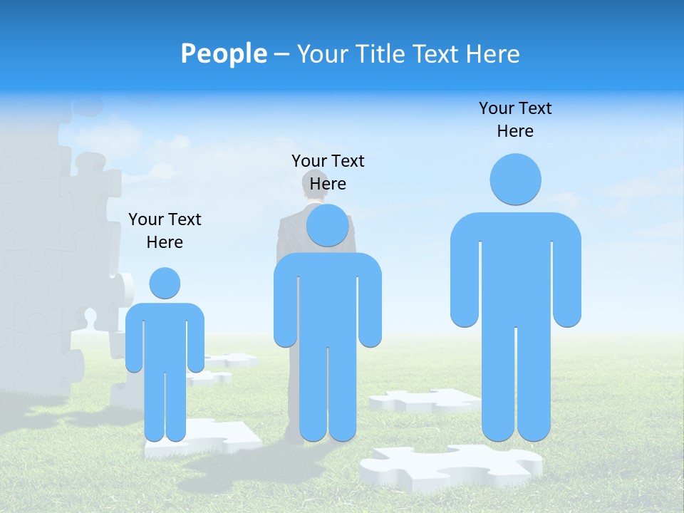 Natural White Green PowerPoint Template