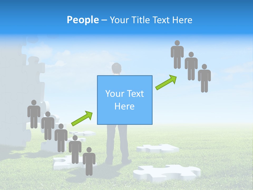 Natural White Green PowerPoint Template