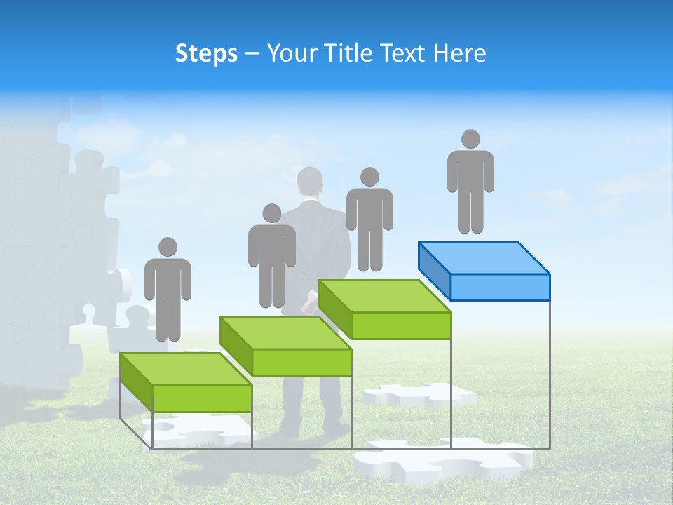 Natural White Green PowerPoint Template