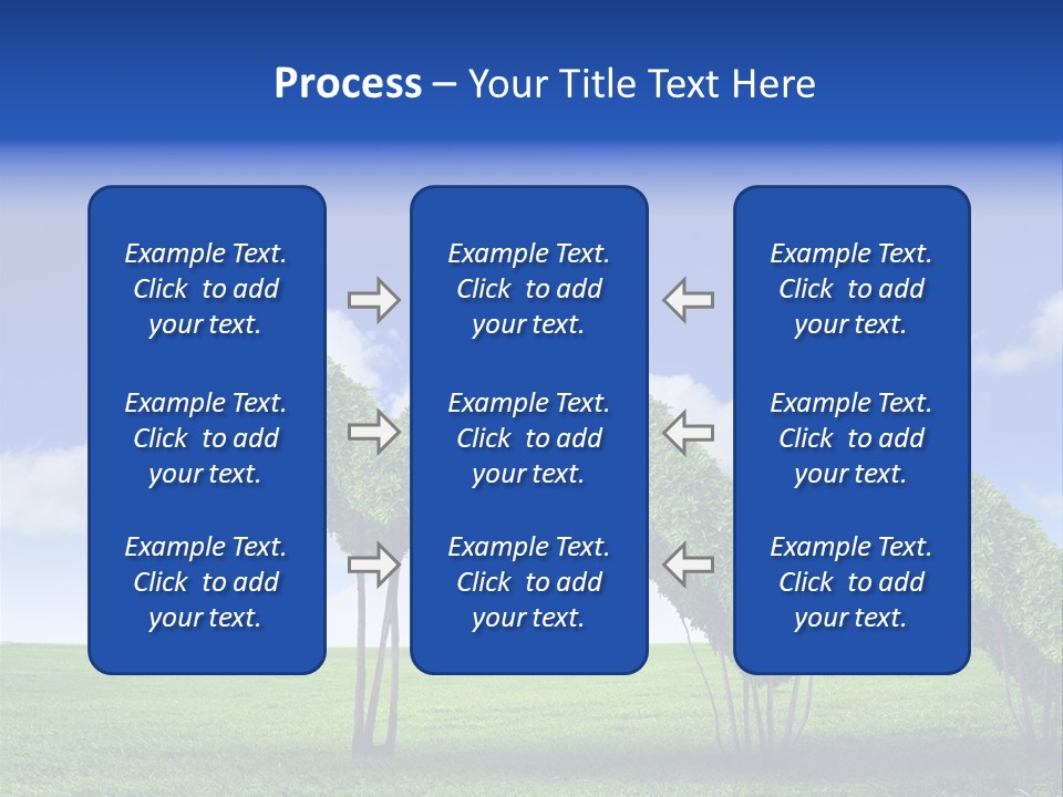 Closeup Grass Letters PowerPoint Template