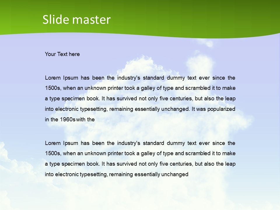 Protection Earth Ecological PowerPoint Template