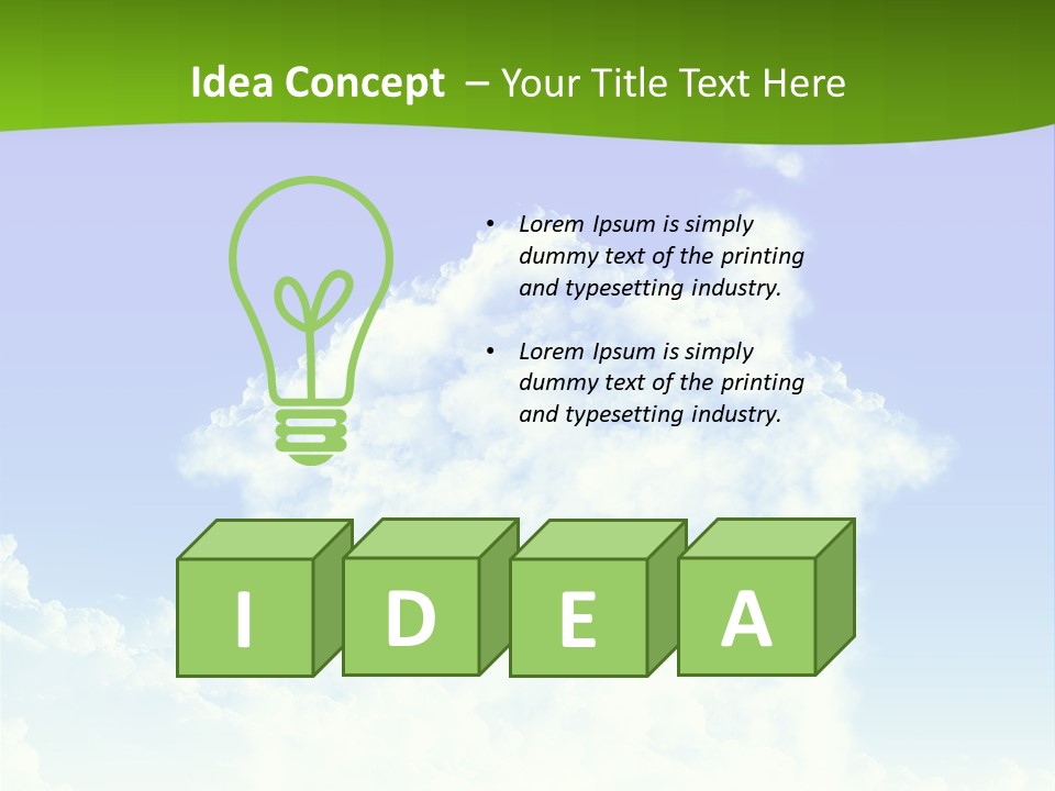 Protection Earth Ecological PowerPoint Template