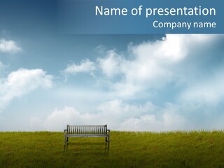 Sky Letters Sphere PowerPoint Template