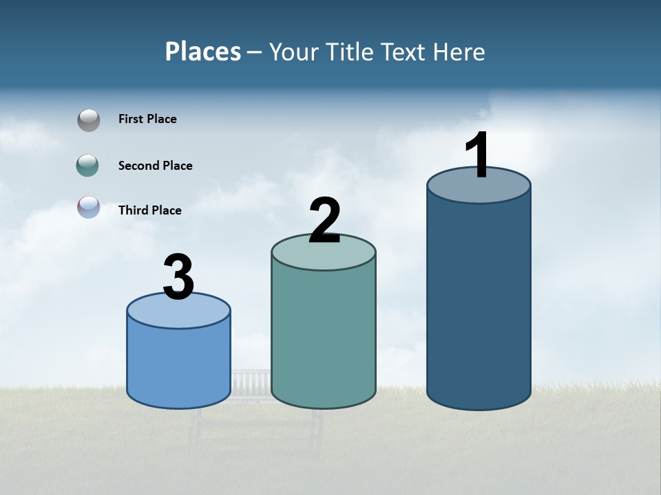 Sky Letters Sphere PowerPoint Template