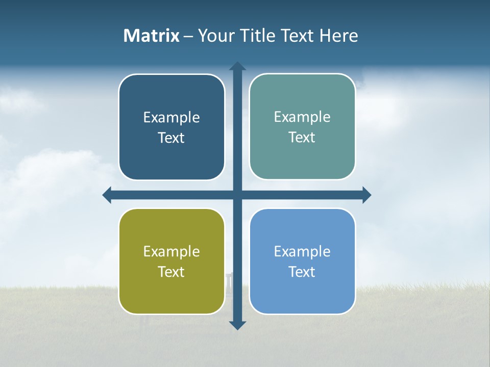 Sky Letters Sphere PowerPoint Template