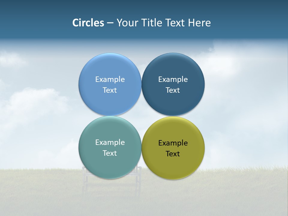 Sky Letters Sphere PowerPoint Template