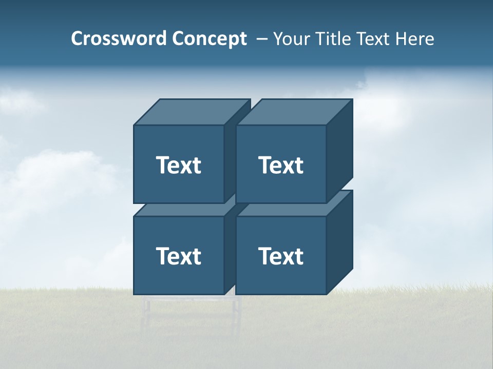 Sky Letters Sphere PowerPoint Template