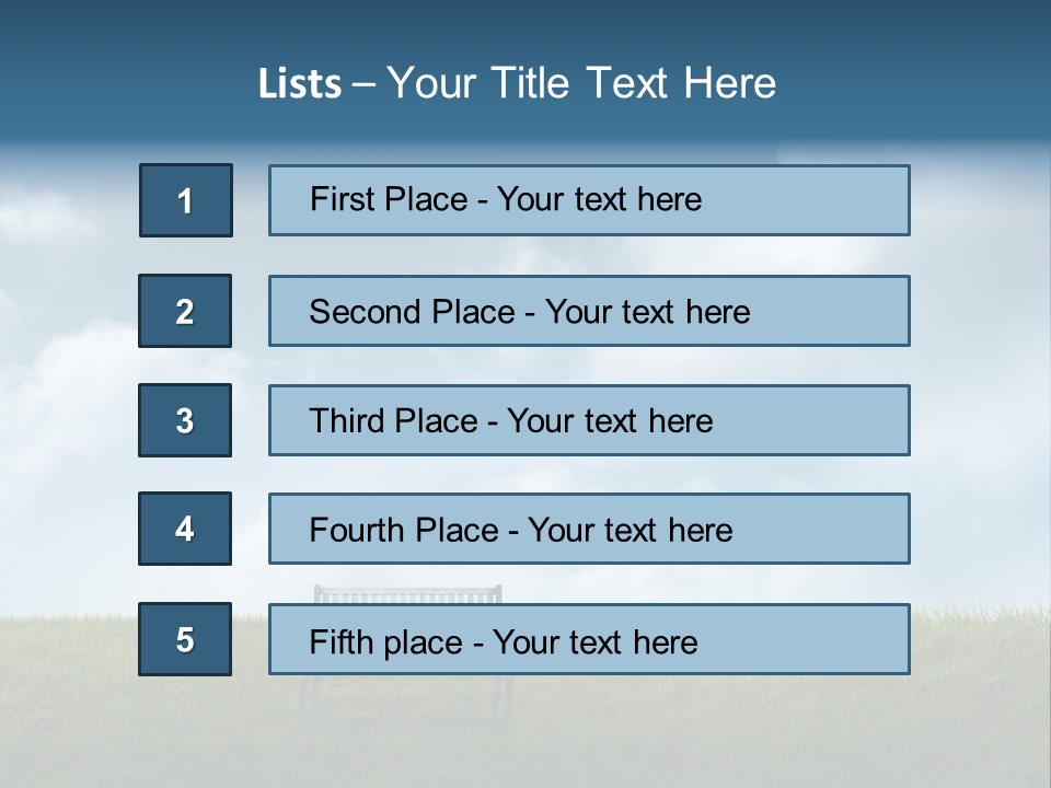 Sky Letters Sphere PowerPoint Template