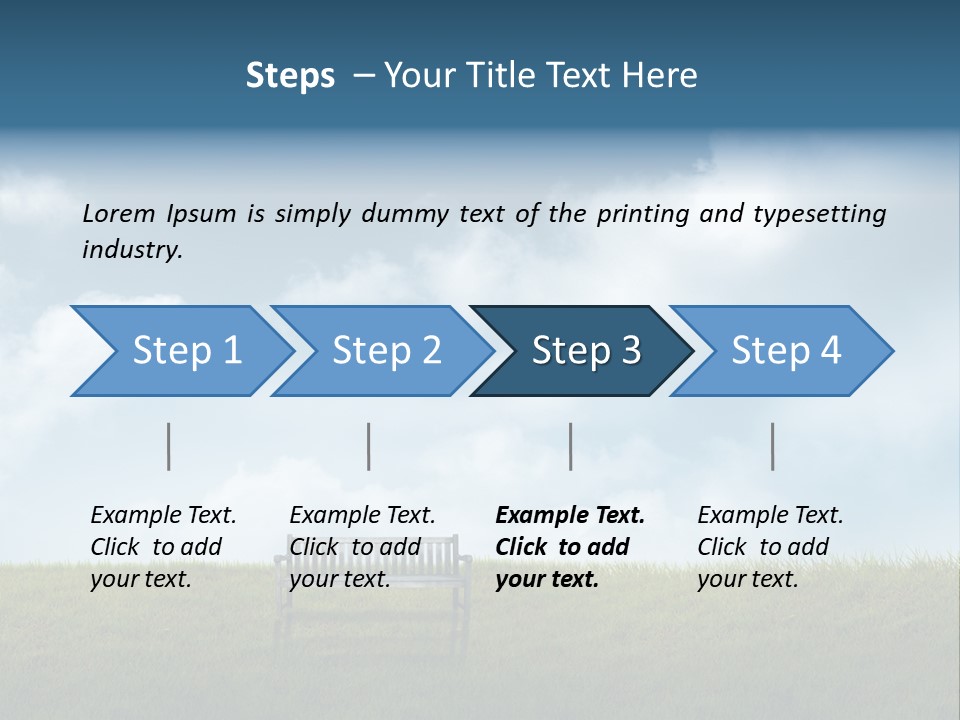 Sky Letters Sphere PowerPoint Template