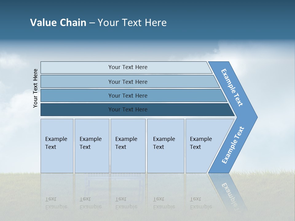 Sky Letters Sphere PowerPoint Template