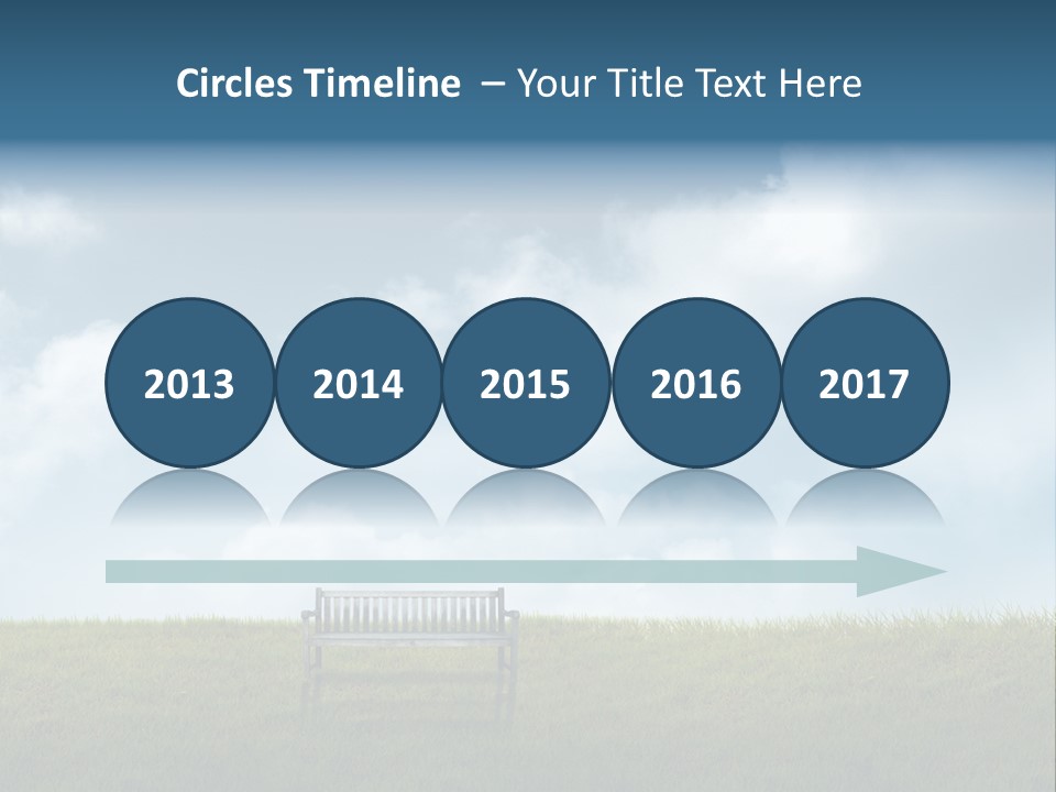 Sky Letters Sphere PowerPoint Template