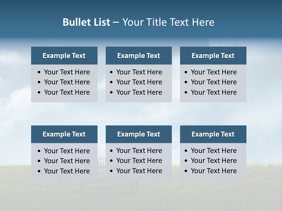 Sky Letters Sphere PowerPoint Template