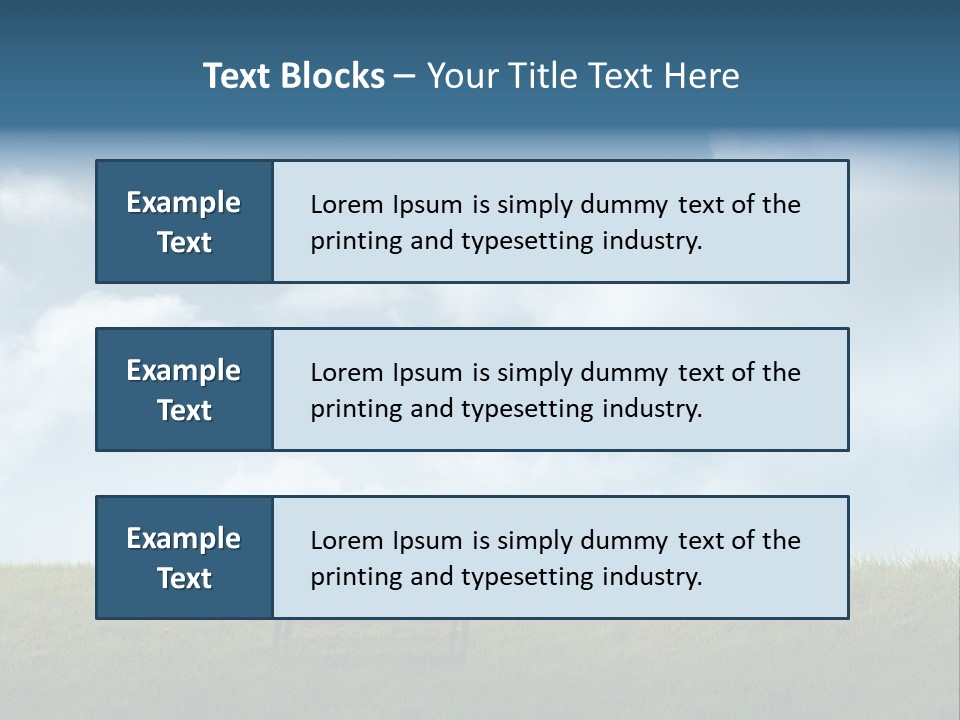 Sky Letters Sphere PowerPoint Template