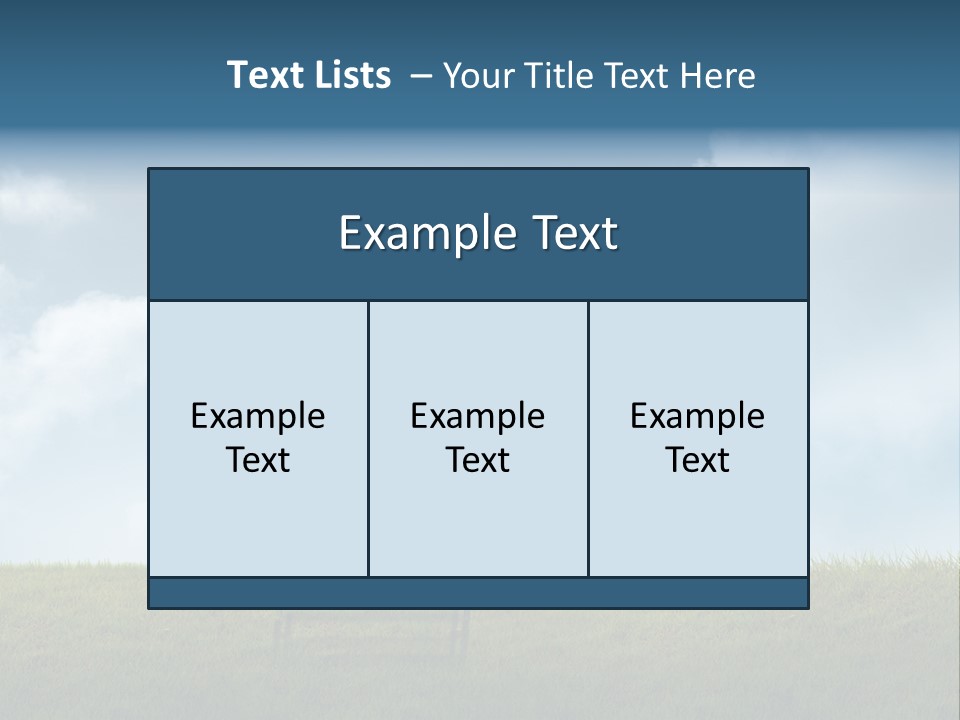 Sky Letters Sphere PowerPoint Template