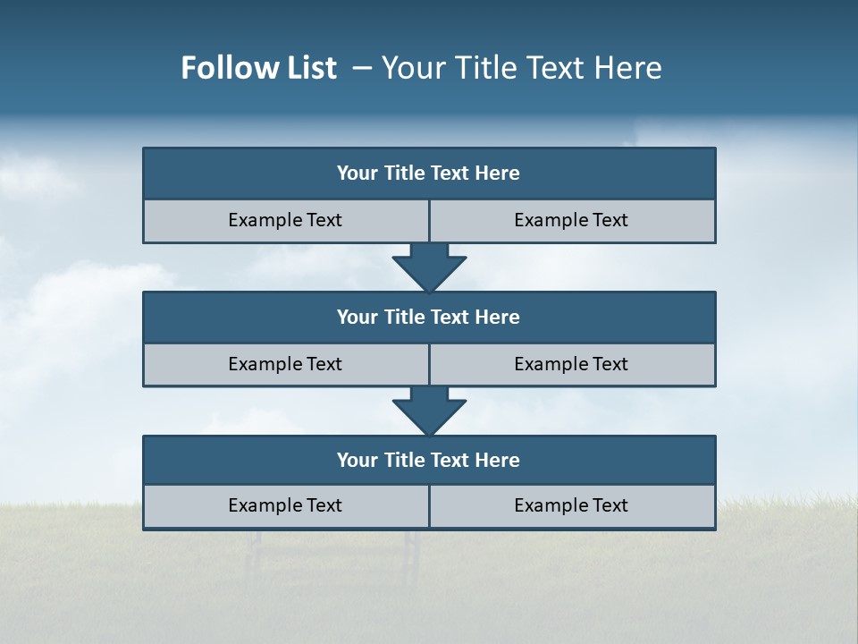 Sky Letters Sphere PowerPoint Template