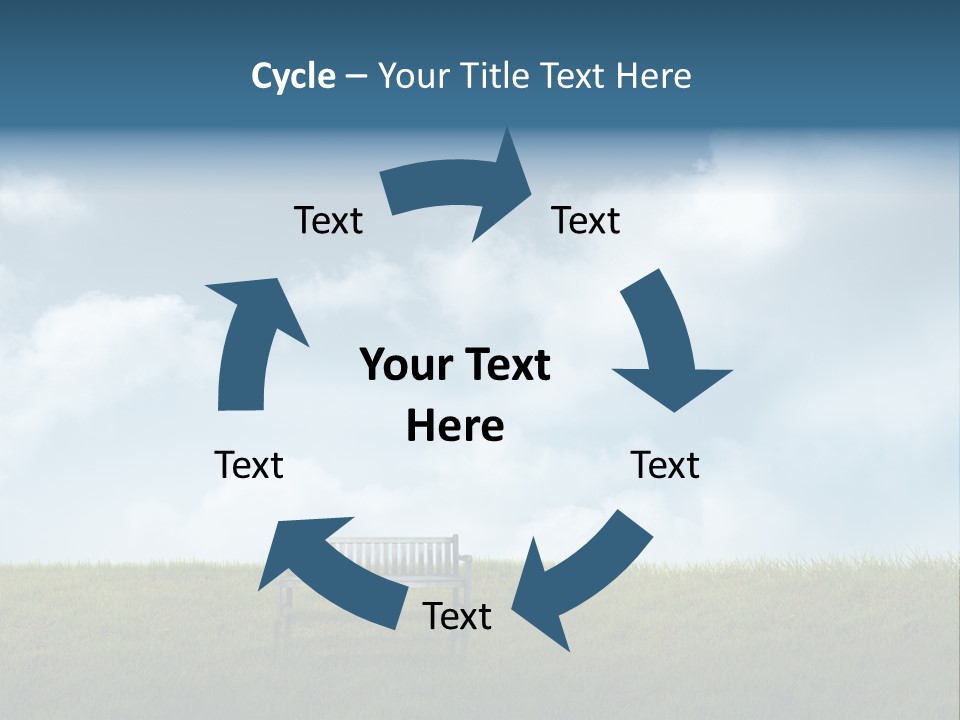 Sky Letters Sphere PowerPoint Template