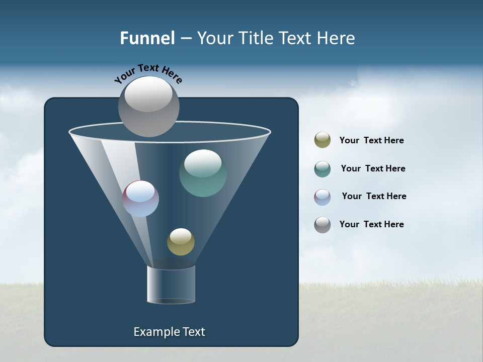 Sky Letters Sphere PowerPoint Template