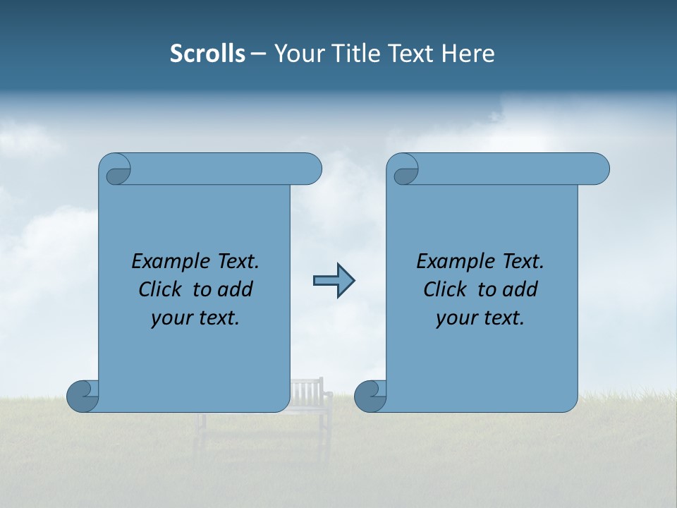 Sky Letters Sphere PowerPoint Template