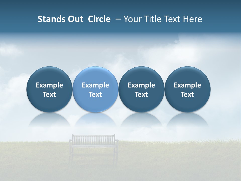 Sky Letters Sphere PowerPoint Template