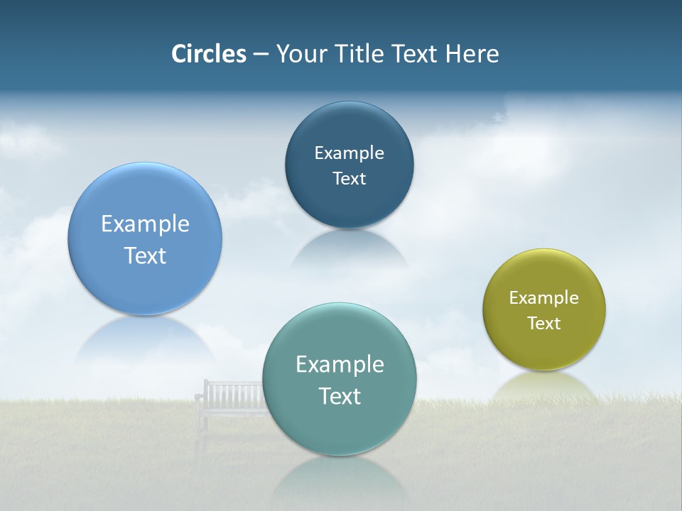 Sky Letters Sphere PowerPoint Template