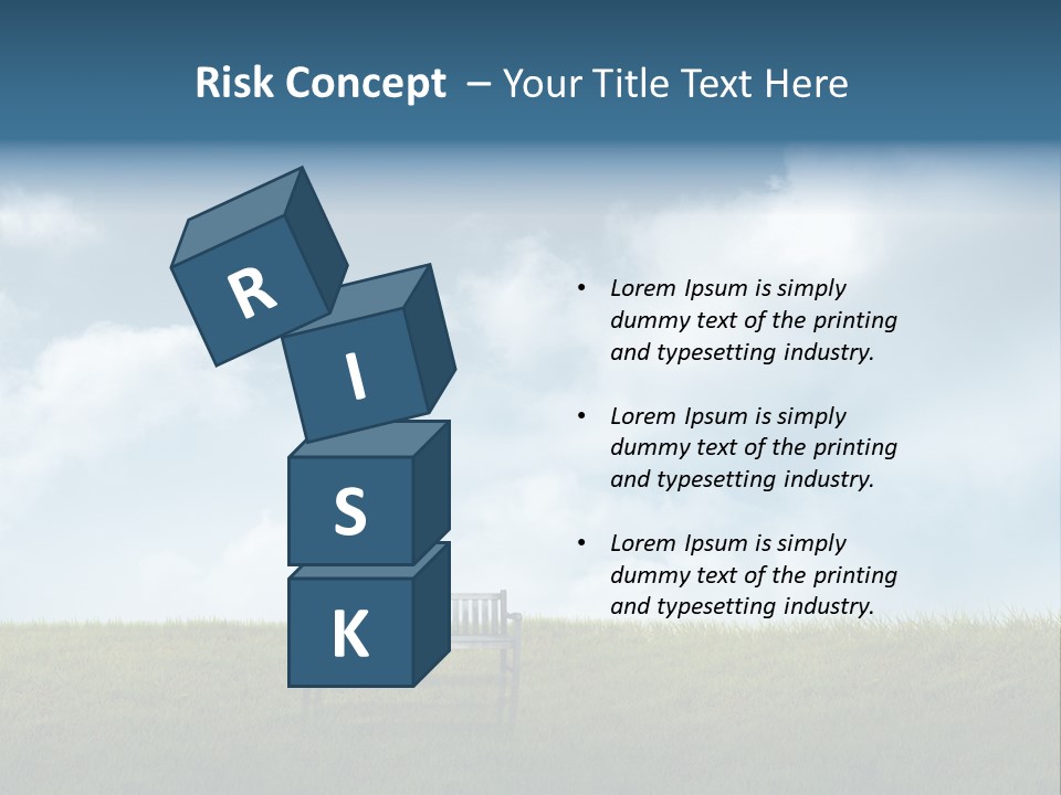 Sky Letters Sphere PowerPoint Template