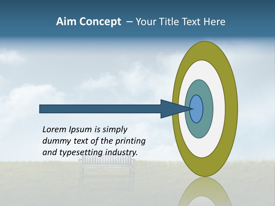 Sky Letters Sphere PowerPoint Template