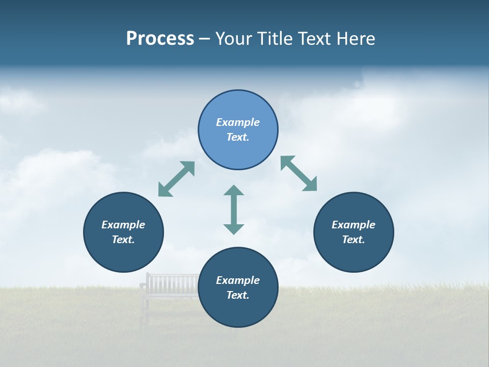 Sky Letters Sphere PowerPoint Template