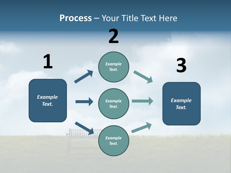 Sky Letters Sphere PowerPoint Template