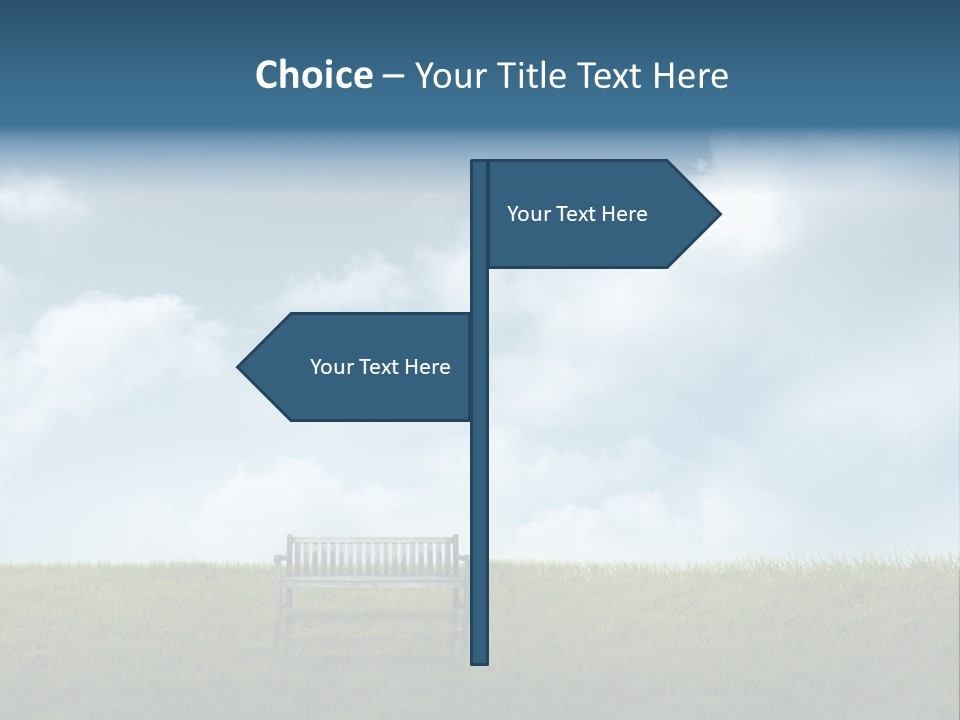 Sky Letters Sphere PowerPoint Template