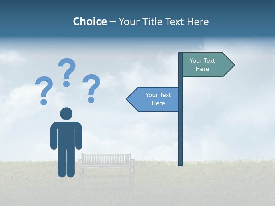 Sky Letters Sphere PowerPoint Template