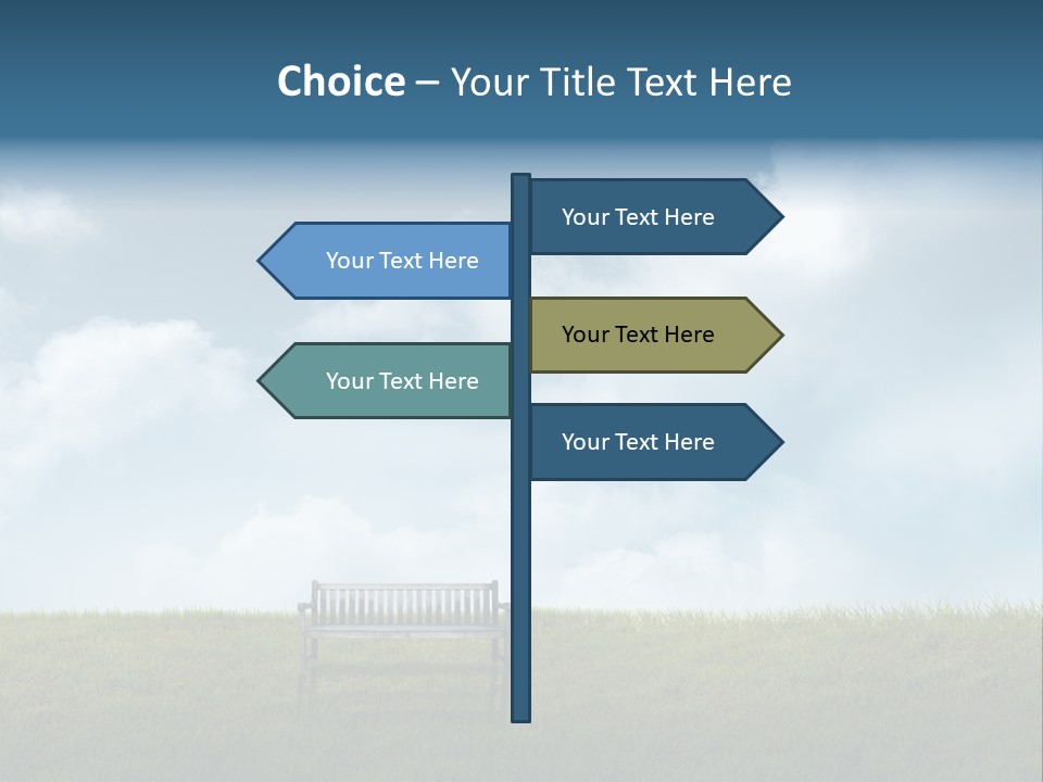 Sky Letters Sphere PowerPoint Template