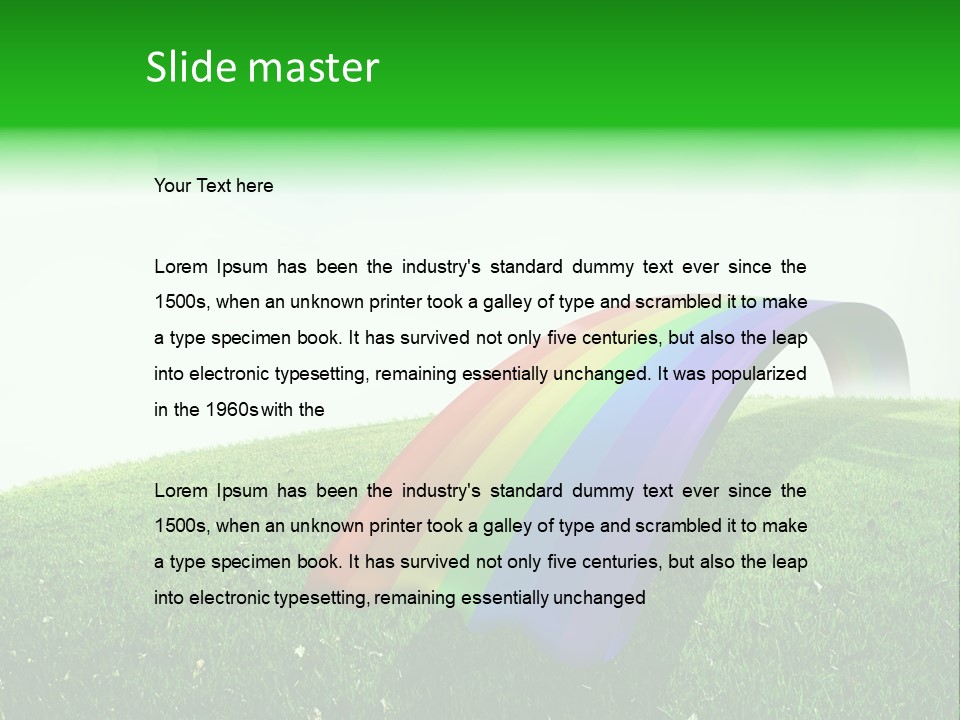 Mankind Sun Clean PowerPoint Template