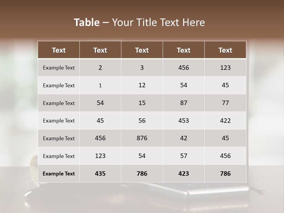 Securities Subject Concept PowerPoint Template