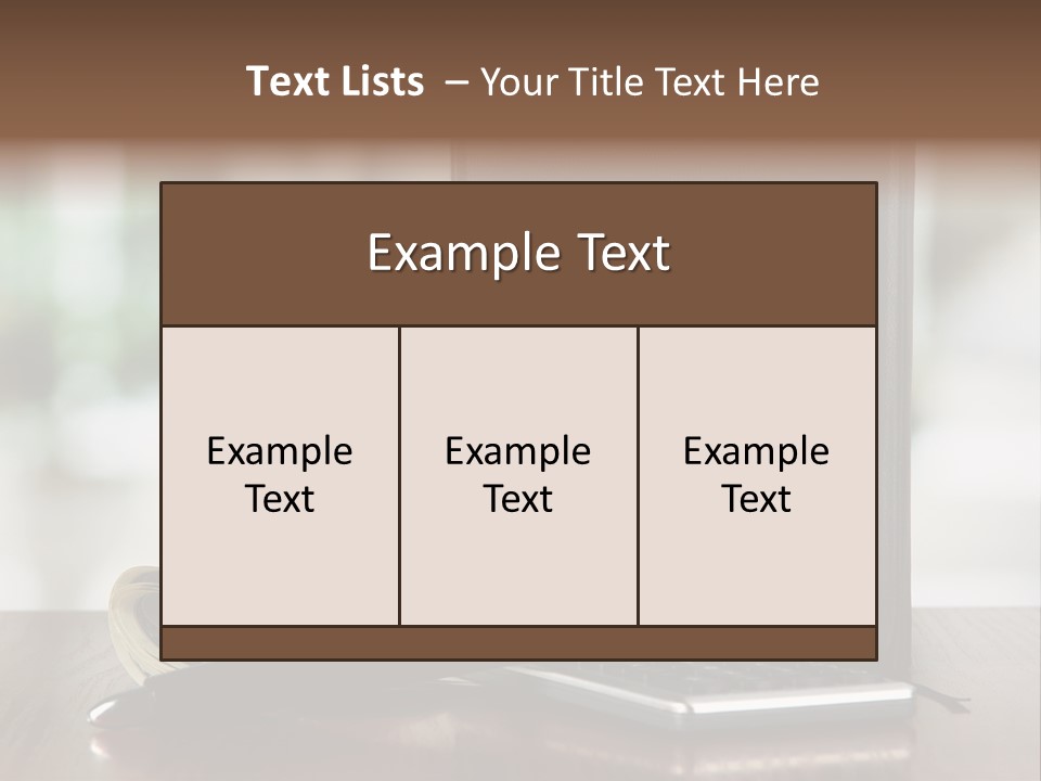 Securities Subject Concept PowerPoint Template