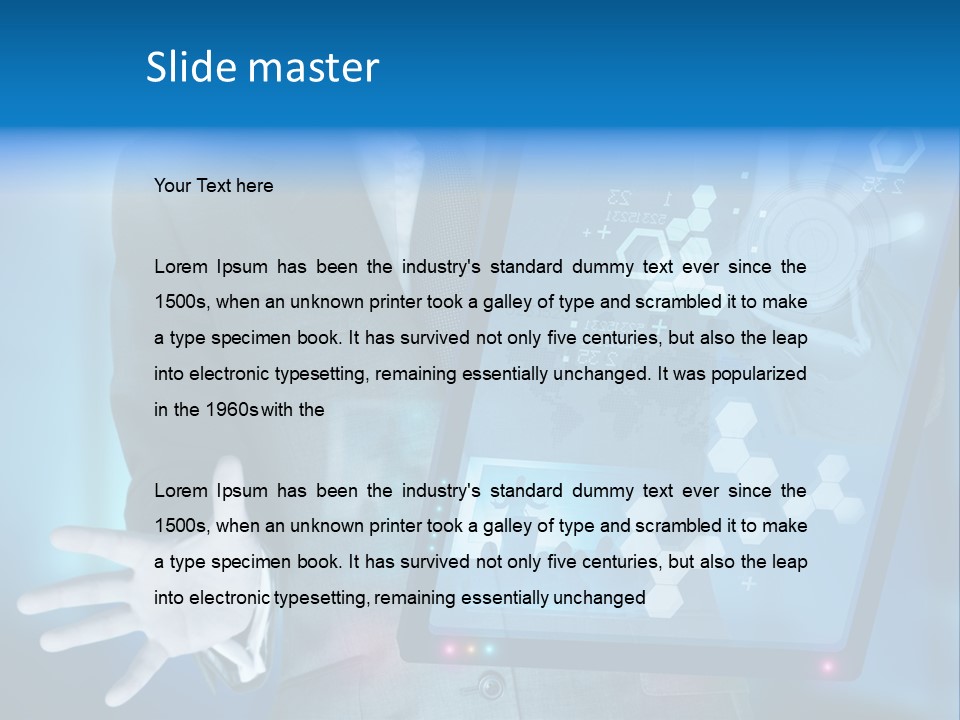 Hitech Internet Future PowerPoint Template