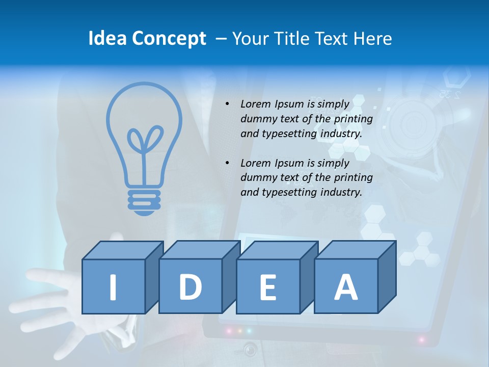 Hitech Internet Future PowerPoint Template