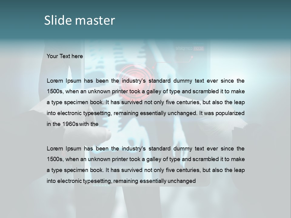 Life Computer Mobile PowerPoint Template