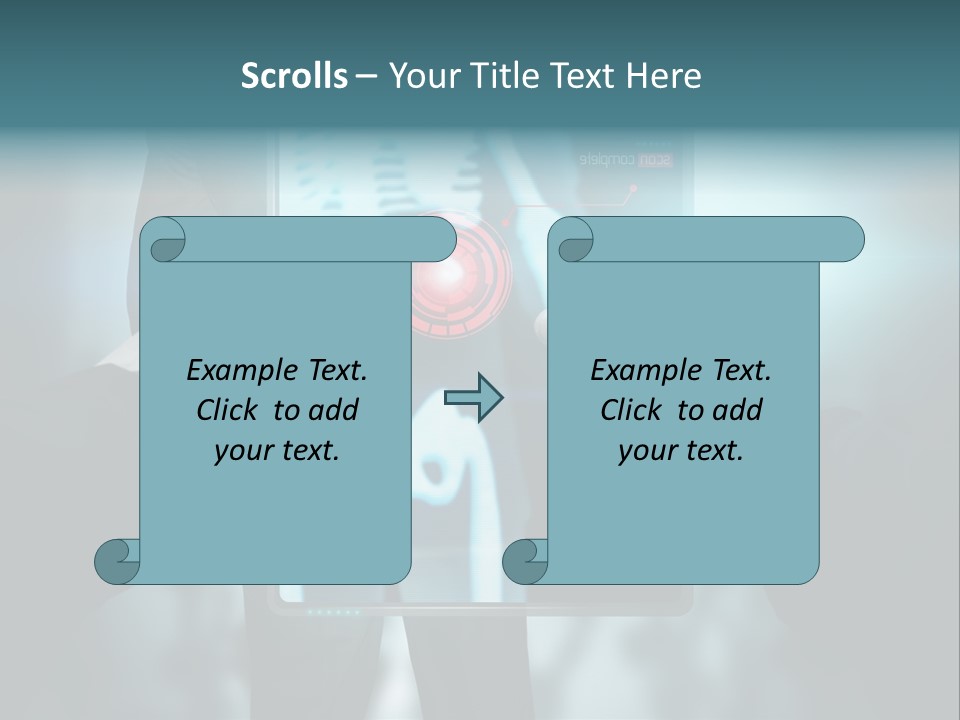Life Computer Mobile PowerPoint Template
