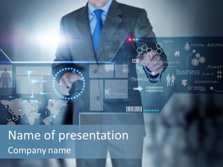 Communication Background Concept PowerPoint Template