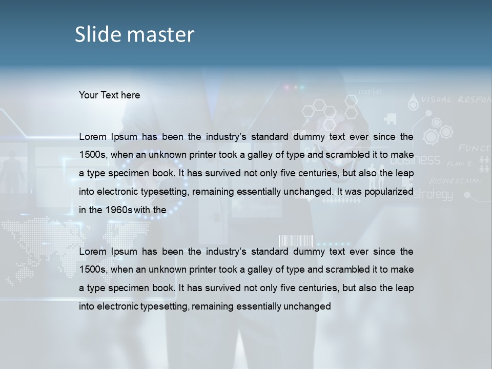 Communication Background Concept PowerPoint Template