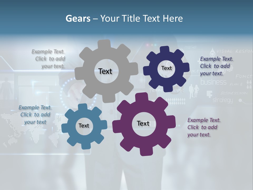 Communication Background Concept PowerPoint Template