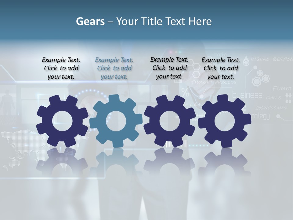 Communication Background Concept PowerPoint Template