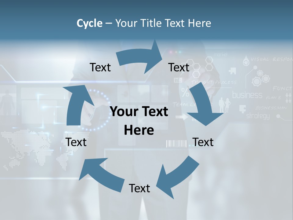 Communication Background Concept PowerPoint Template