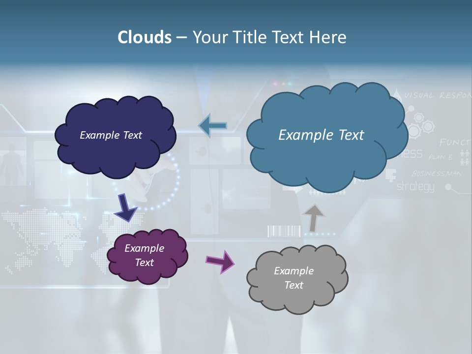 Communication Background Concept PowerPoint Template
