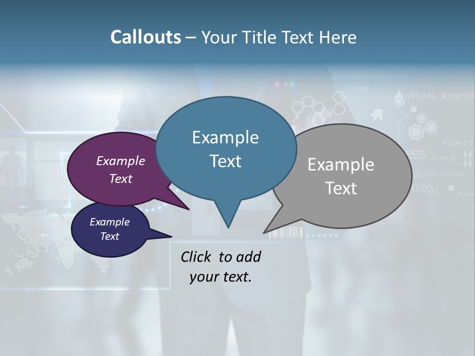 Communication Background Concept PowerPoint Template