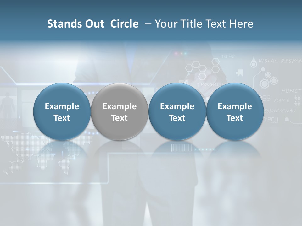 Communication Background Concept PowerPoint Template