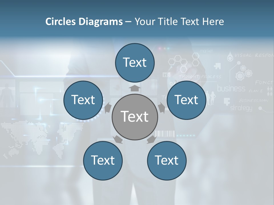 Communication Background Concept PowerPoint Template