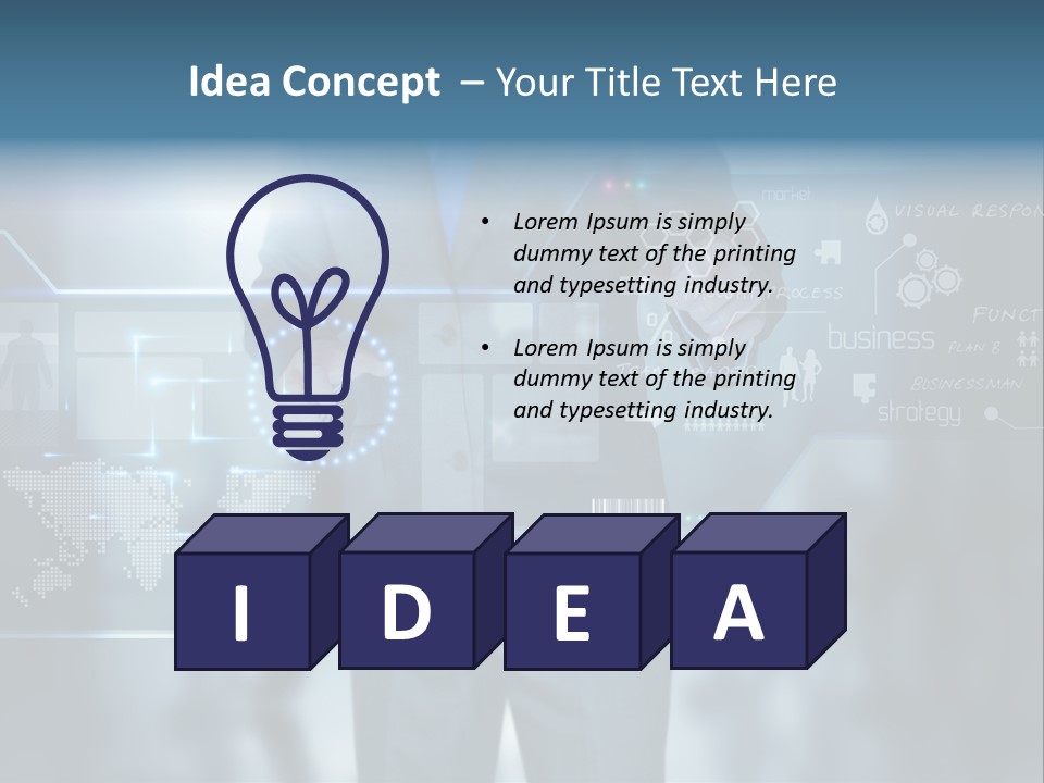 Communication Background Concept PowerPoint Template