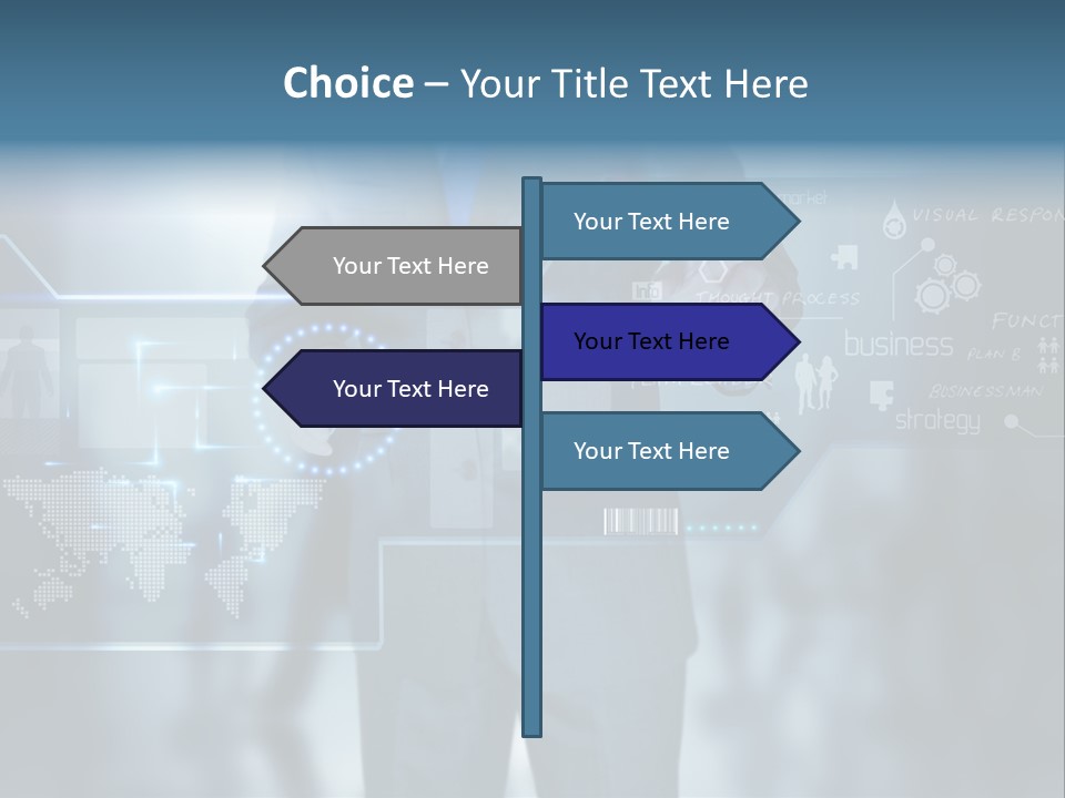 Communication Background Concept PowerPoint Template